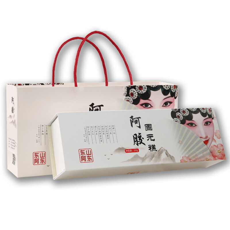 山东阿胶糕东阿510g即食固元膏片手工阿胶糕礼盒装510g