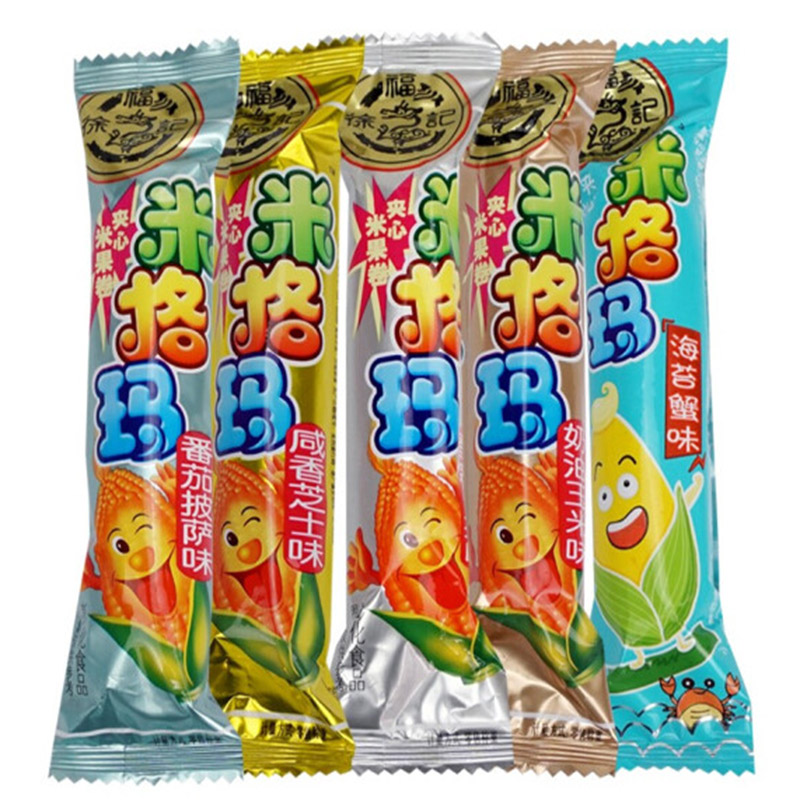 徐福记(银致散点)米果卷425g混装