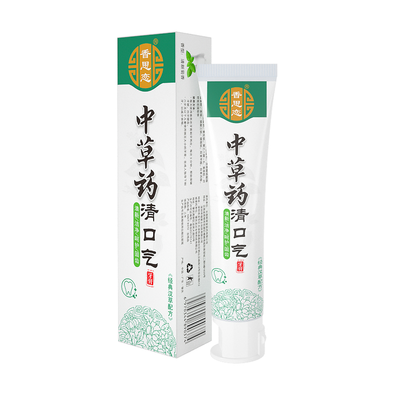香思恋100g香思恋中草药 清口气牙膏 经典汉草配方