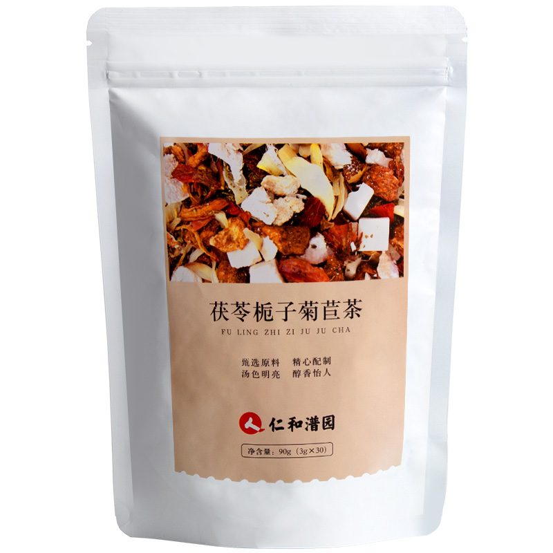 仁和潽园茯苓栀子菊苣茶3g*30/袋