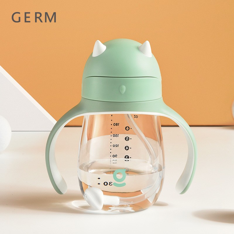 日本格沵（GERM）学饮杯防漏防摔防呛宝宝喝水吸管杯