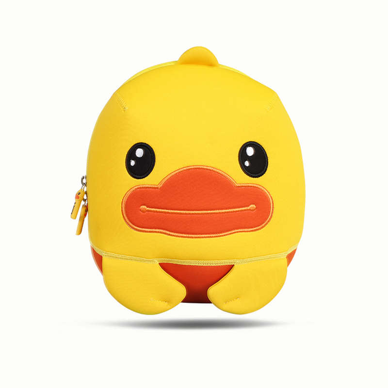 乐的幼儿园书包儿童背包防走失B·duck男女童 黄鸭